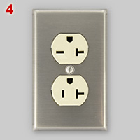 US dual voltage 15-20A receptacle