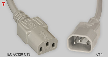IEC 60320 C13-C14 extension cord