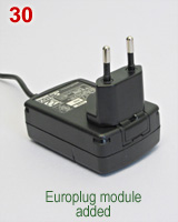 Palm PDA charger with Europlug type wall plug