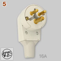 Belgian 400V, 16A 3 pin plug