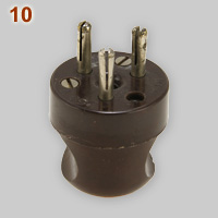 Vynckier 10A 250V 3-pin plug