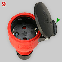 Electraline IP54 CEE 7/7 connector