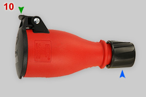 Electraline IP54 CEE 7/7 connector