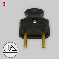 Chinese Euro-style 2 pin plug