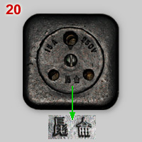 Old Chinese BS 546 type socket