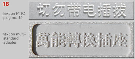 Texts on plugs in Chinese characters (2)
