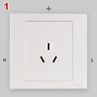 Schneider Electric, China, Australasian type socket with safety shutters