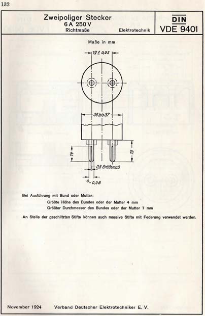 Sheet with DIN-VDE 9401 dimensions