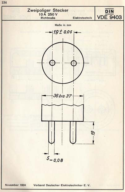 Sheet with DIN-VDE 9403 dimensions