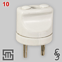 Siemens Schuckertwerke porcelain plug