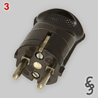 Siemens Schuko plug for tariff L