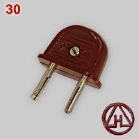 Unknown red thermoplastic plug