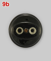 Porcelain not earthed outlet