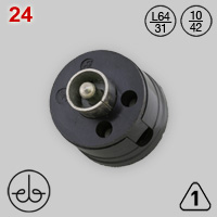 42V concentric plug, mader by Walter Berger