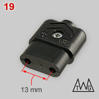 TWG 1A-250V connector plug
