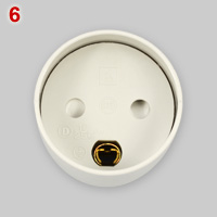 Danish 3-pole connector plug