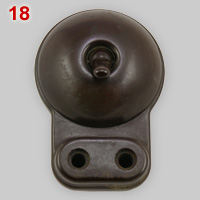 LK Bakelite socket with round switch
