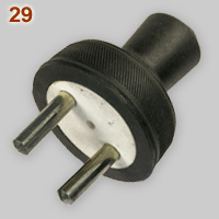 Spanish 30A 2-pin socket