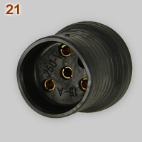 Industria Jangar (Spain) 15A-250V 4-pin connector