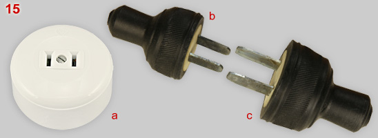 Spanish flat blade socket and plugs