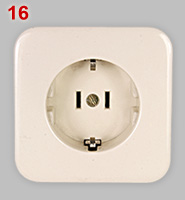 Spanish 10-16A-250V with US pins and earth clips