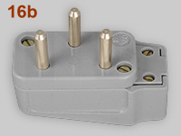 Simon 16A-380V 3-pin plug