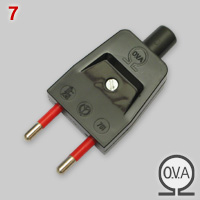 Italian 2-pin 10A plug