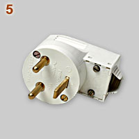 French 20A single phase plug
