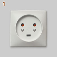 French 20A single phase socket