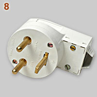 French 32A sigle phase plug