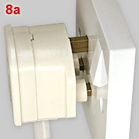 BS 1363 plug with spring sleeves for L and N pins