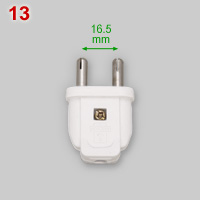 IS 1293 6A, 2-pin plug