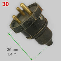Lewden BS 546 15A plug for outdoor use