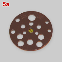 Crater plug, selector disc 1
