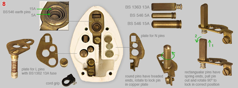 Fitall 5 in 1 plug (components)
