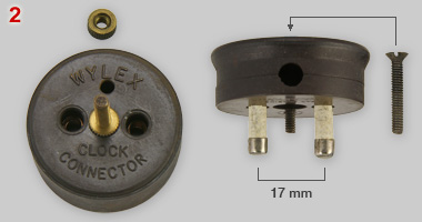 Wylex clock connector, socket and plug