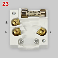 EPOS wire contacts and fuse compartment
