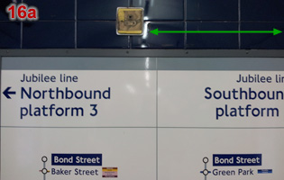 London Underground station with Walsall socket