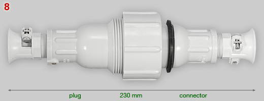 WISKA HNA plug and connector