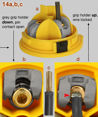 PC Electric screwlesswire fastening technique
