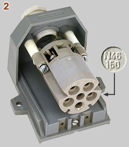 Grimma IFD 16A  socket, inside