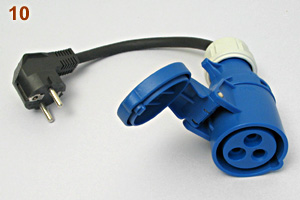 3-PHASE PLUG TO 240V SINGLE P+N+E Details about    16AMPS SOCKET 5-PIN 3-PIN 