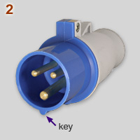 IEC60309plug3pin
