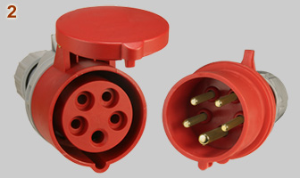 IEC60309 6A-6h-5P Plug and Connector