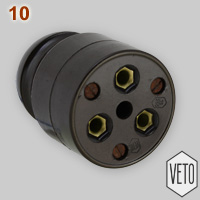 Obsolete Italian 3-phase connector