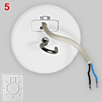 French DCL lamp socket