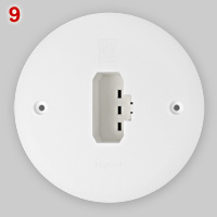 French DCL lamp socket