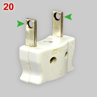 LK classic type lamp plug