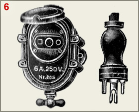 Maehler & Kaege 6A Garage Steckdose and Stecker