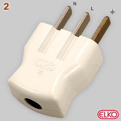 Norwegian 25A 380V stove plug